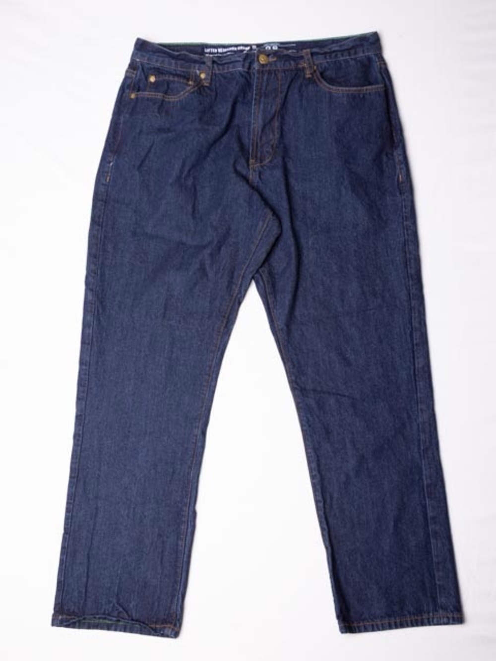 LRG Lifted Research Group Mens True Straight Leg Denim Jeans Dark Wash Blue 38